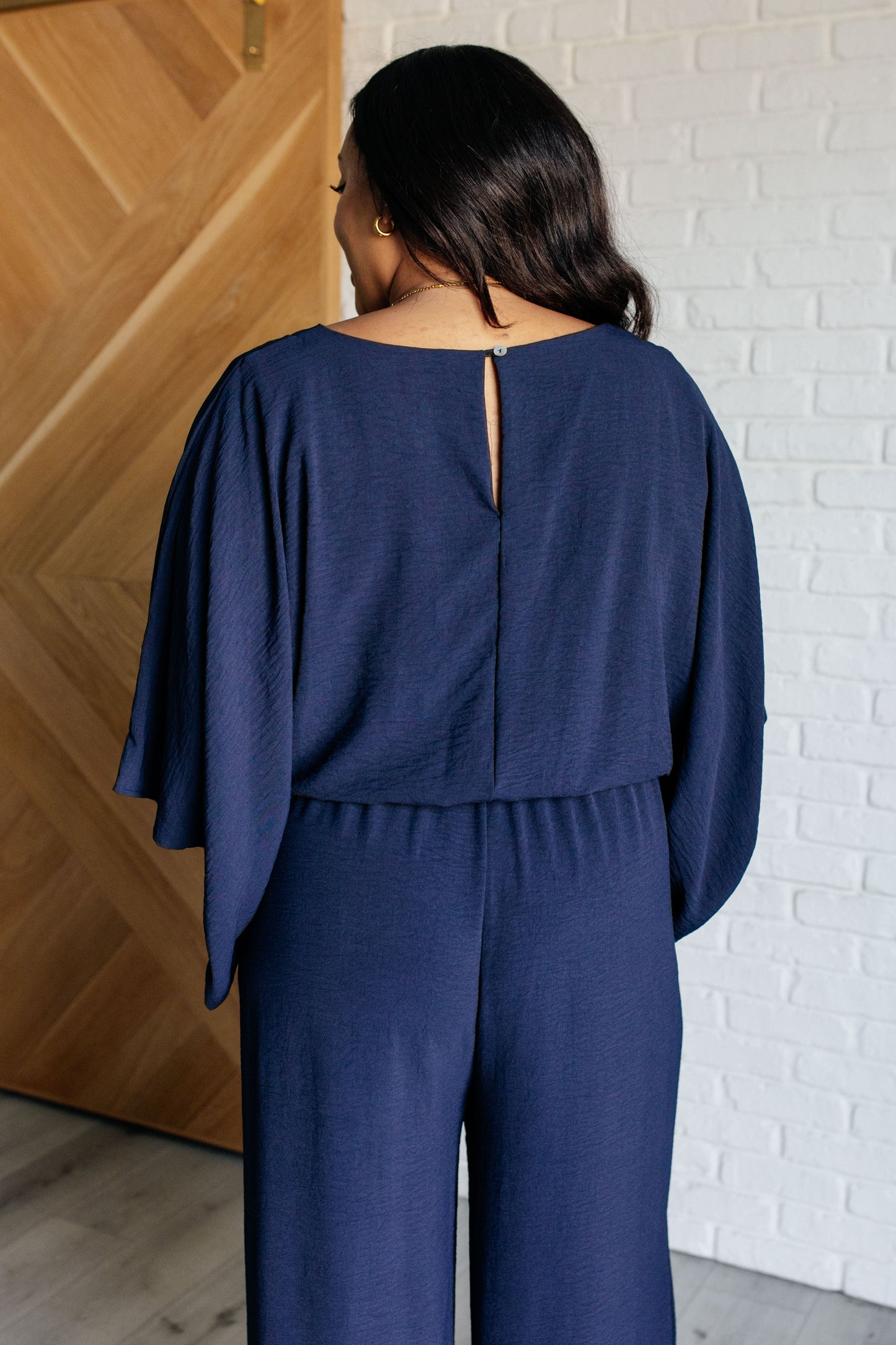Up to Something Wide Leg Jumpsuit With Side Pockets