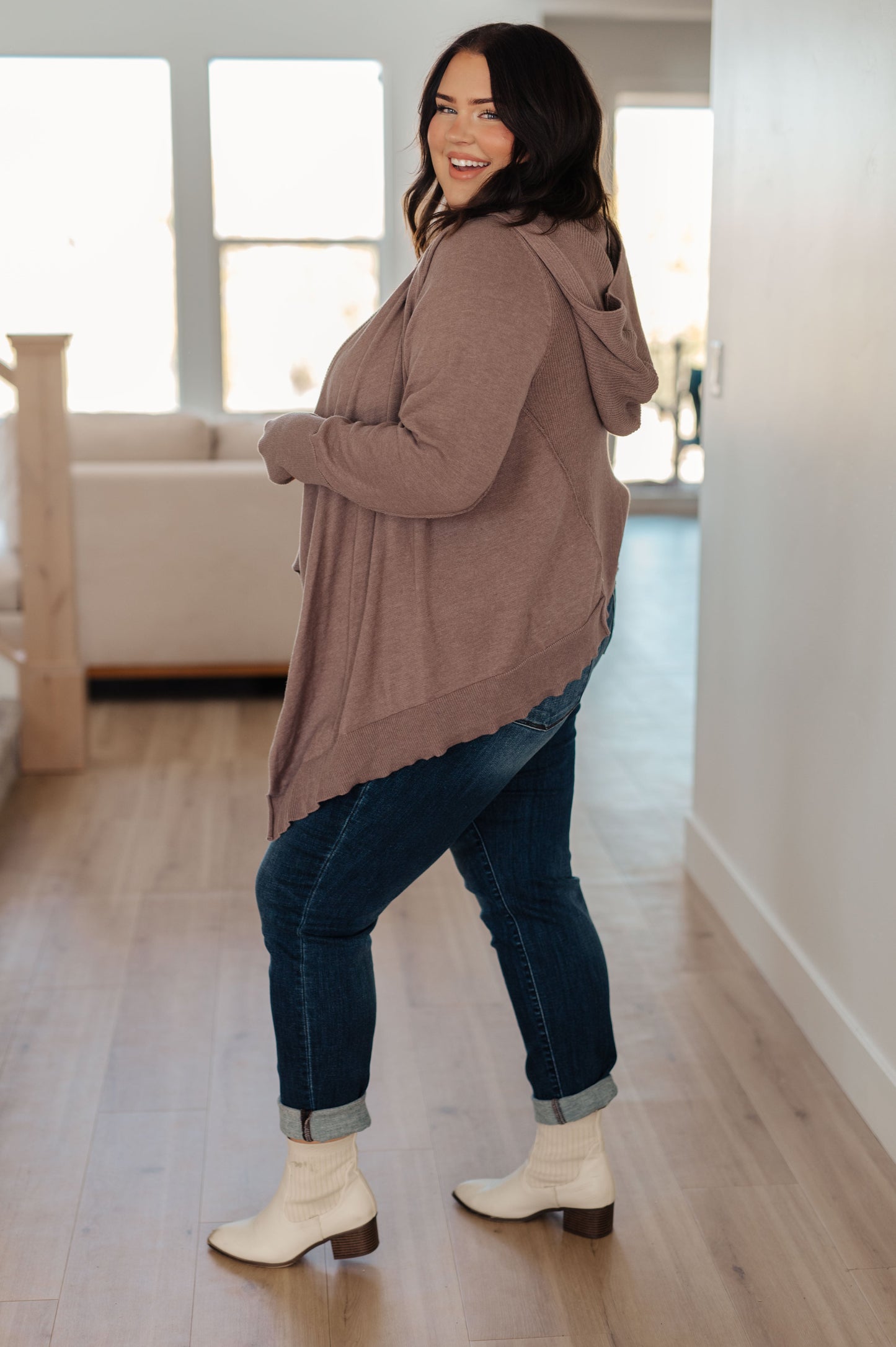 You've Got Options Cardigan Lightweight Hooded Style
