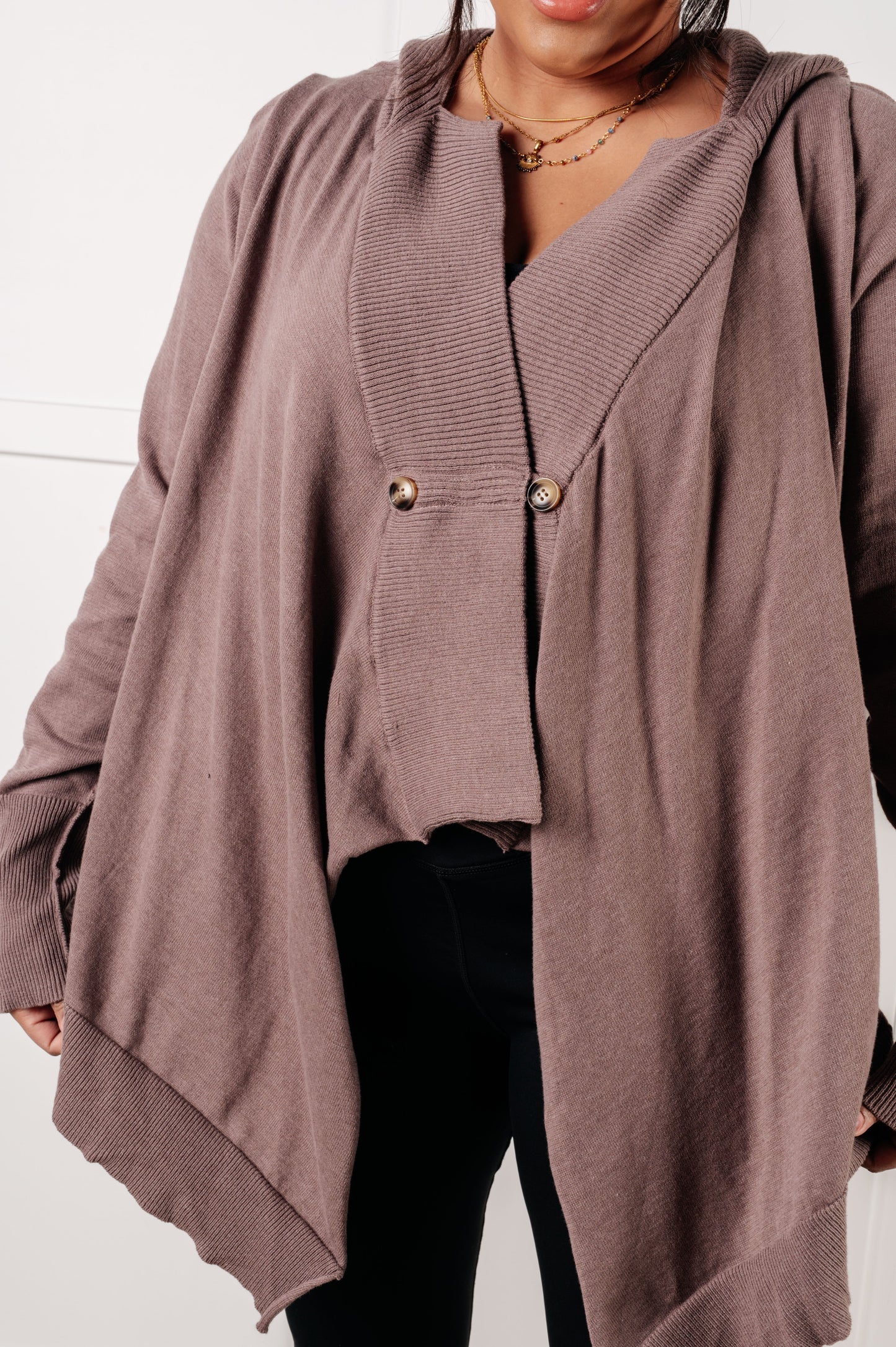 You've Got Options Cardigan Lightweight Hooded Style