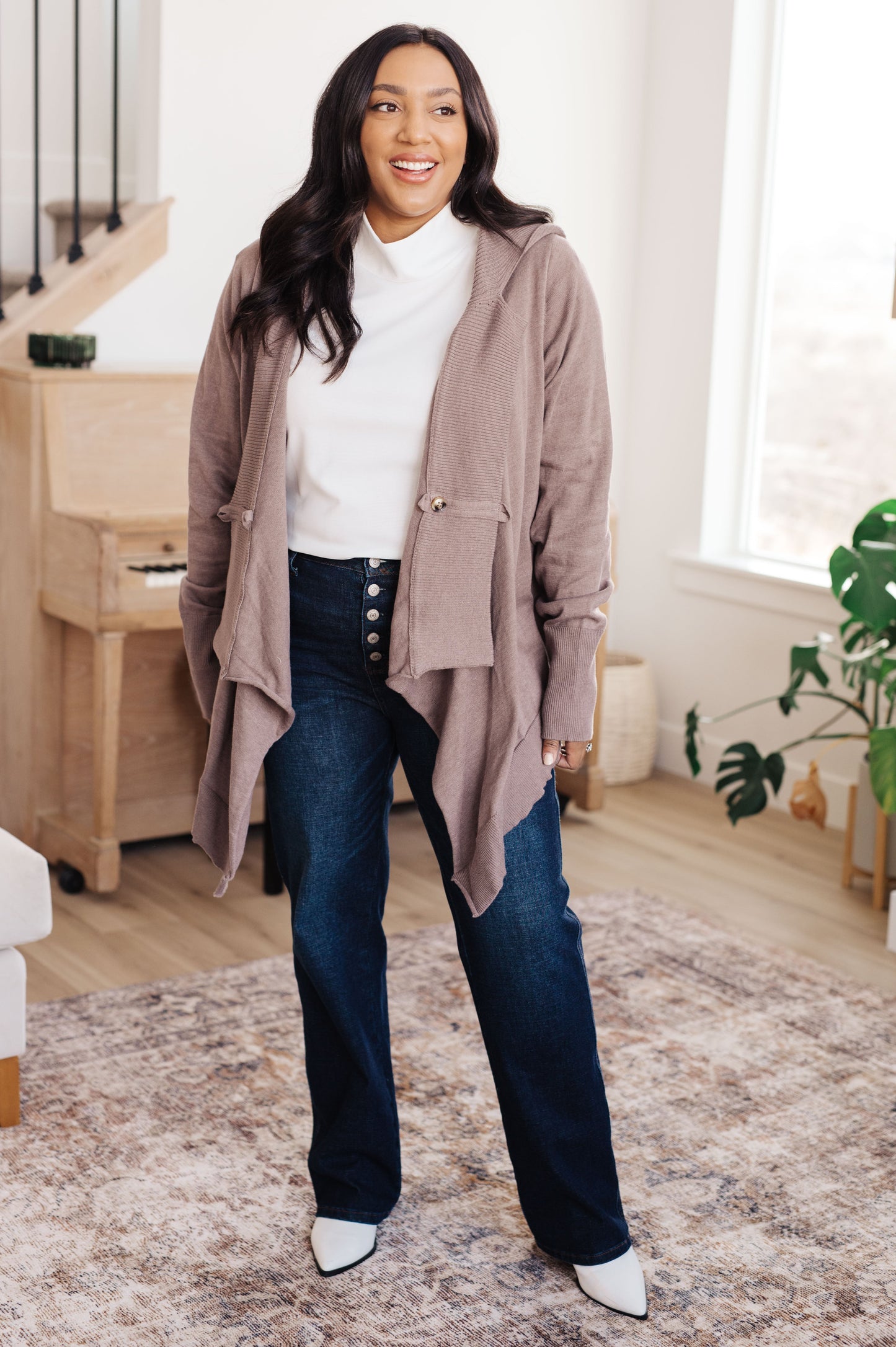 You've Got Options Cardigan Lightweight Hooded Style