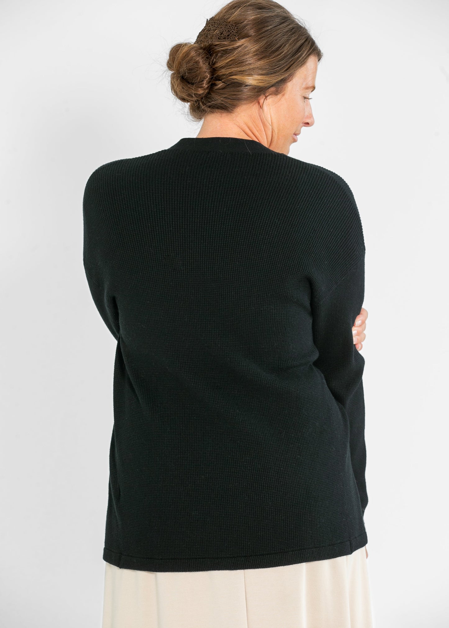 Essential Waffle Knit Cardigan
