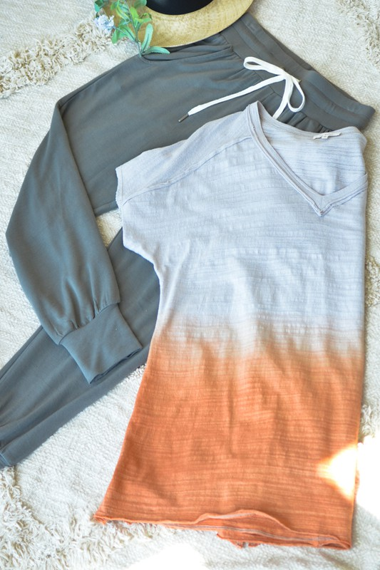Peony Dip-Dye Top