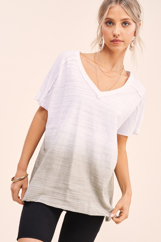 Peony Dip-Dye Top